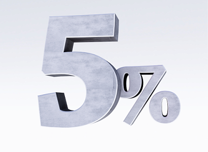 Скидка 5% на заказ на сайте