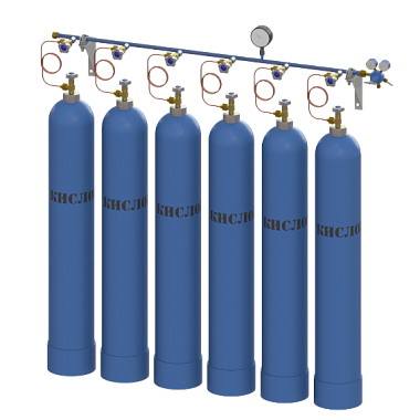 Рампа разрядная РР-1х6-200-50 исп.1