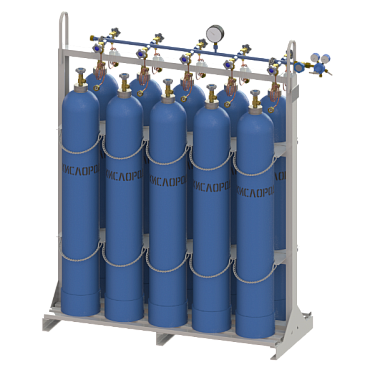 Рампа разрядная РР-1х6-200-50 исп.6