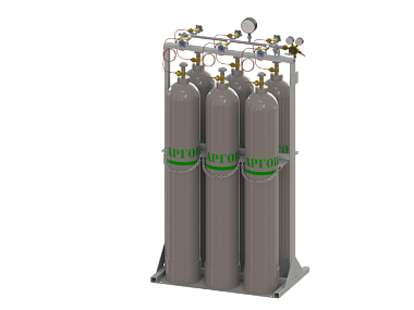 Рампа разрядная для аргона РР-1х6-200-50 исп.6Т