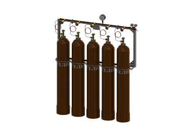 Рампа разрядная для гелия РР-1х5-200-50 исп.3